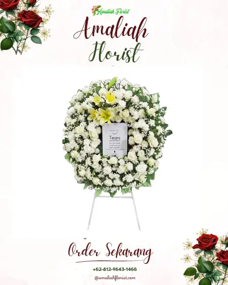 Krans Bunga Duka Kendawangan